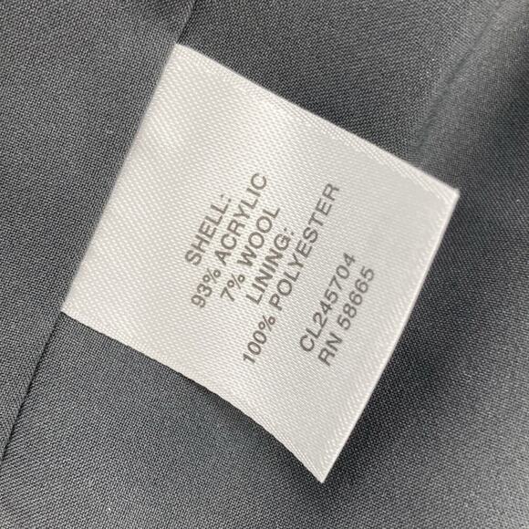 Classiques Entier Womens Gray Black Brown Bias Plaid 3/4 Sleeve Jacket Size S - Picture 13 of 13